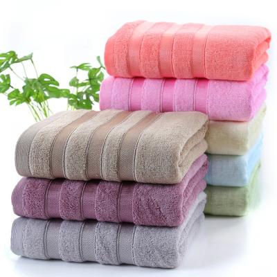 China New Hot Selling Bamboo Fiber Absorbent Super High Quality Compressed Dry Hair Towel Bamboo Clean Towel for sale