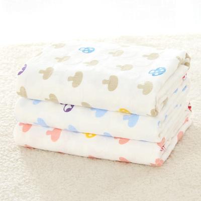 China Wholesale Raincoat Made in China Organic Baby Cotton Gauze Sleeping Baby Muslin Blanket for sale