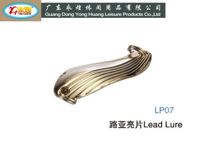 China Atração oval da pesca do ouro de prata liga de zinco para o equipamento de pesca da truta à venda