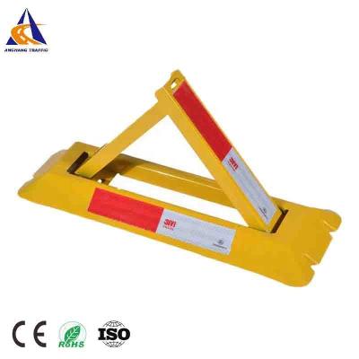 China Garage Manual Triangular Ground Safety Pin With Key Car Parking One Type Parking Lock for sale