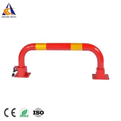 China Garage Manual Space Occupy Ground Safety Pin With Key Parking Car Parking U Type Lock for sale