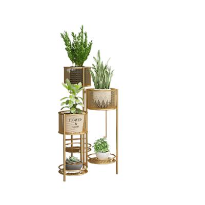 Cina Modern Made in China Top Quality Brand New Morden Metal Flower Floor Stand For Pots Metal Flower Pots Floor Stand in vendita