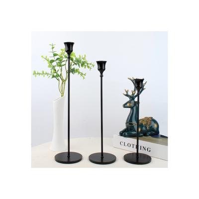 China Decorative Candle Holder Black Decorative Metal Candle Holder Table Top Dinner Copper Metal Box for sale