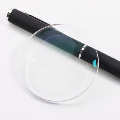 China Single Vision 1.56 Blue Cut HMC Acrylic Optical Green Coating Lens for sale