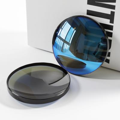 China Popular CR 39 Lens Replacement Single Blue Power Lens Anti Coating Vision Optical Lens Manufacture for sale