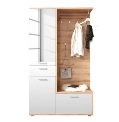 China (Others)Adjustable Luxury White Modern Bedroom Furniture Shelve Storage Panel Wardrobe Wooden Cabinet White Wardrobes for sale