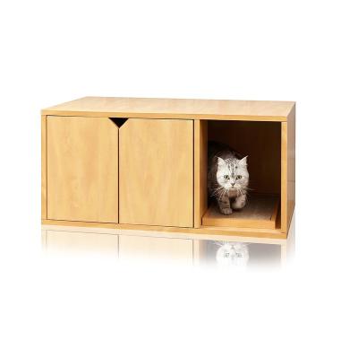 China Cat Furniture House Handmade Carriers (Others) Adjustable Modern Indoor Dog Small Animal Cabinet Rooms Pet Home Furniture for sale