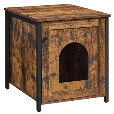 China Best Quality Indoor (Others) Adjustable Promotional Wooden Side Table / Outdoor Storage Houses For Cat Furniture Cabinet for sale