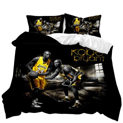 China Viable Luxury Logo 3D Kobe, Laker, Basketball Bedding Quality Sports Stitches Blanket Wholesale for sale