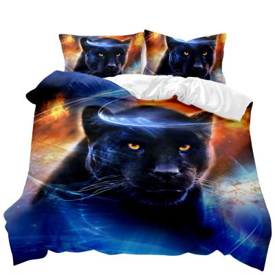 China King Overlord Amazon Cat Bedding Viable African Animal Quilt Blanket Cozy 3D Print Sheets for sale