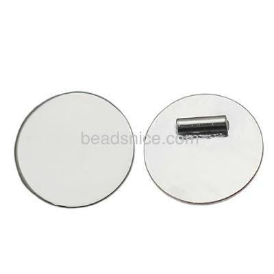 China Beadsnice ID34864 925 Sterling Silver Round Trendy Tstamping Blank Jewelry Making Handmade for sale