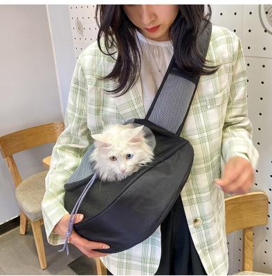 China 2022 New Arrivals Portable Dog Pet Carrier Backpack Breathable Out Door Messenger Cat Backpack for sale