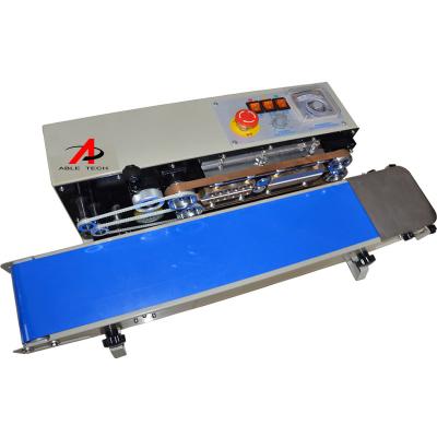 China Automatic Horizontal Continuous Tape Film Plastic High Efficiency Sealer Sealing Machinery for sale