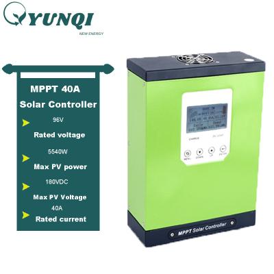 China Wholesale Price 40a Mppt Solar Charger Controller 48v Automatic Identification 96 Volt Solar Charge Controller for sale