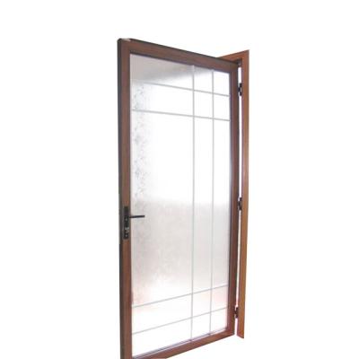 China Latest Modern Design Aluminum Glass Door Hinges Double Door for sale