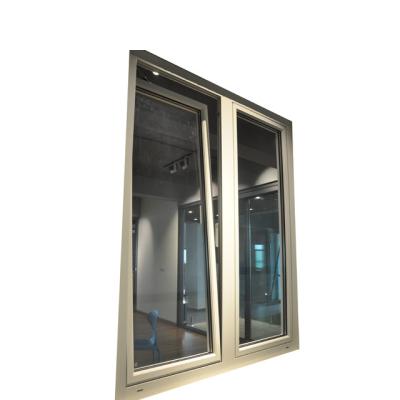 China Slide 2021 European Style Tilt And Turn Window Aluminum Windows With Aluminum Frame Double Glazed Jalousie Window Tilt And Turn for sale