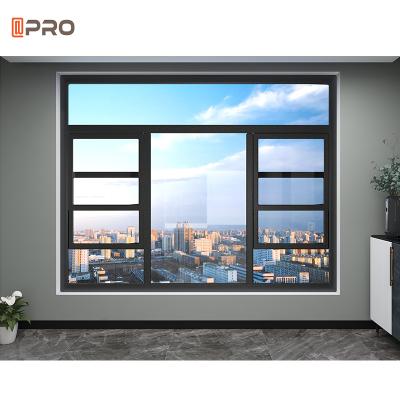 China Best Screen Factory Hurricane Aluminum Folding Double Hung Impact Windows Florida Impact Double Hung Windows With Fly Screen for sale