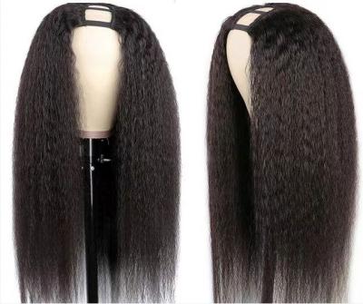 China Wholesale Yaki Hair u part wig natural hair, curly u part wig straight, u part wig for sale