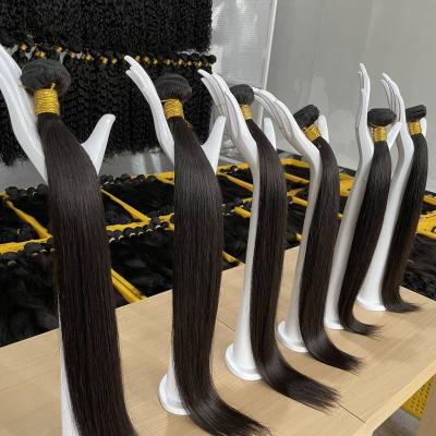 China Wholesale 12a Healthy Cuticle Aligned 100% Virgin Hair Extension Bundles Indian Hair Indian Straight Wave Hair Bundles for sale