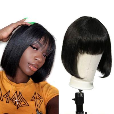 China Shipping Human Hair Straight Hair Lace Headband Latest Silky Straight Wave Drop Brazilian Hair Full Dangle Style Lace Frontal Wig Wholesale for sale