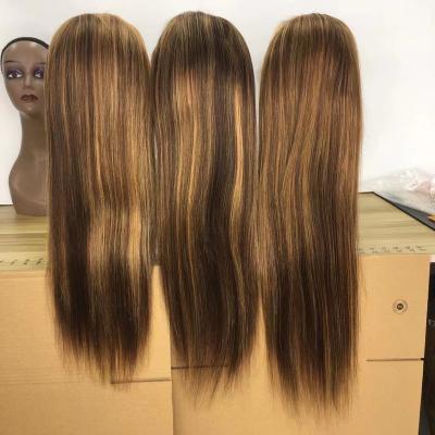 China Wholesale Human Virgin Human Hair Full Lace Wigs Brazilian Straight Front Closure Body Wave Full Piano Cuticle Aligned Lace Closure Hair Wig for sale