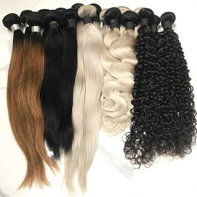 China Healthy Cuticle Aligned Best Quality Hair Bundles With Closure Ready To Brazilian Raw Ship Mink Hair Weave Bundles for sale