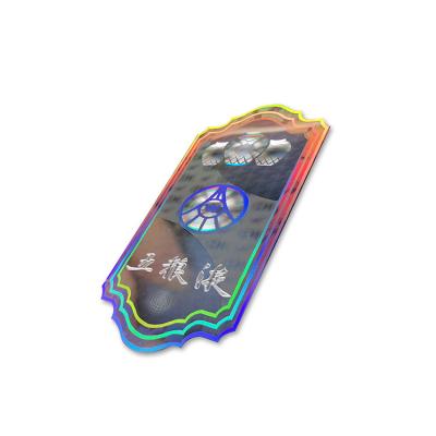 China Waterproof Authenticity Laser Security Certificate Low Price High Quality Hologram Sticker for sale