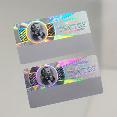 China Custom Waterproof Safety Stickers Rainbow Reflection Holographic Stickers Label for sale