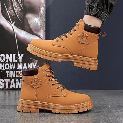 China Anti-slip Fashion fashion boots designed by meticulous designers Men's shoes Thermal boots Ankle men's boots Oem men's shoes for sale