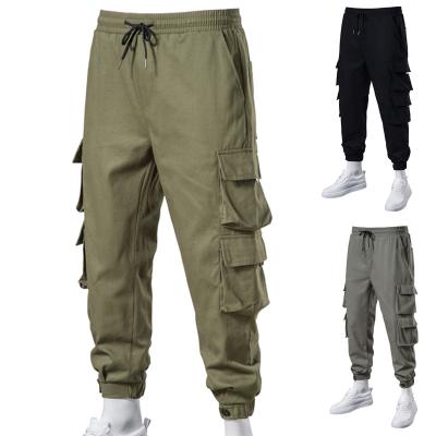 China 2021 Wholesale Men Breathable Cargo Pants Casual Multi Pocket Cargo Pants Men for sale