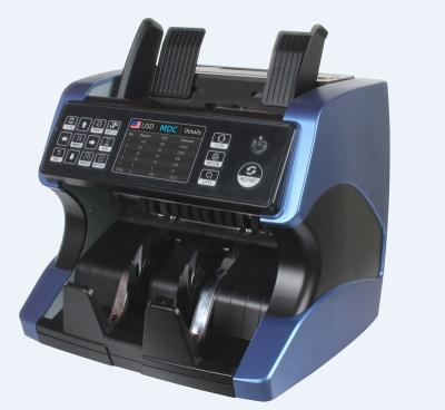 China Banks/Stores Cheaper Price New Design 2 Bill Counter Banknote Sort Value CIS Counter Two Pockets Bill Counter Counter Value Machine for sale