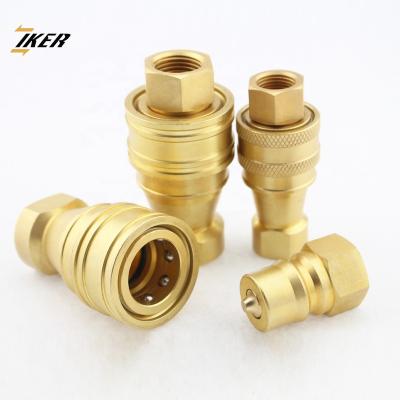 China ISO 7241 B series nitto type copper/brass universal brass check valves quick release coupling for water pipe for sale