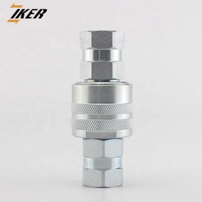 China ZJ-CVV Italy Carbon Steel Standard CVV Series Thread Hydraulic Locked Quick Coupler for Farm Tractor for sale