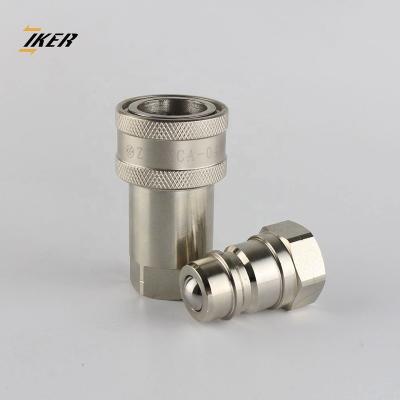 China ISO 5675 Hydraulic Quick Coupling Ball Valves Type Hydraulic Quick Connect Fitting ZJ-YCA 1/4