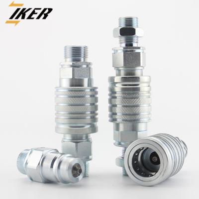 China NBR PARKER 4250 Push Pull Carbon Steel Quick Release Hydraulic Coupling For Agricultural Tractor for sale