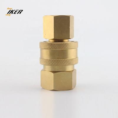 China Hydraulic Straight Brass Connect Pipe Quick Coupling for sale