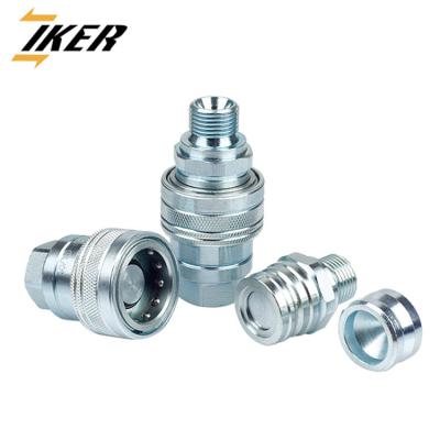 China Carbon Steel QUICK FUEL VF Hydraulic Quick Connector for sale