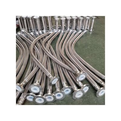 China Stainless carbon steel wire braided flexible metal hoses bend metal hose for water reduction for sale