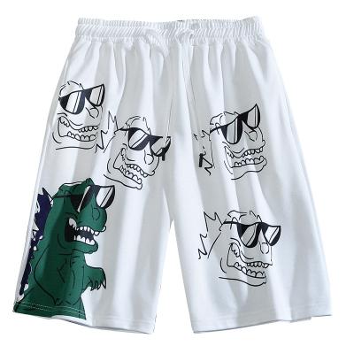 China Anti-wrinkle men's summer shorts men's sports shorts cartoon animation shorts for sale