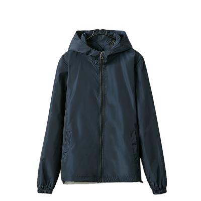 China 2021 New QUICK DRY Men's Solid Color Plus Size Jacket Customer Customization Big Logo Men's Hooded Jacket for sale