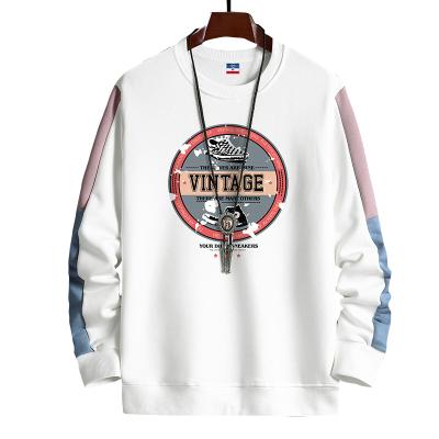 China 2020 Spring Hip Hop Men's Pullover Breathable Hoodie Wholesale Street Wear Printed Plus Size Men's Round Collar Sweatshirt Cotton Hoodies for sale