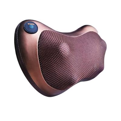 China High Quality Travel Portable Waterproof Body Cordless Electric Heating Kneading Neck Shoulder Massager Pillow Back Massager Pillow for sale