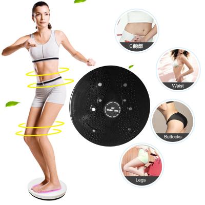 China Indoor Bodybuilding Fitness Exercise Figure Tornado Twisting Waist Disc Balance Rotating Board With Pull Rope for sale