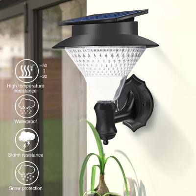 China Polycarbonate Outdoor Solar Led Wall Light Waterproof Lighting for Deck, Fence, Patio, Front Door, Staircase, Landscape, Yard and Driveway Path for sale