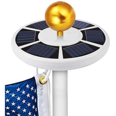 China Flagpole& Solar Tent Flag Pole Light with 26 LED Flag Lights, Auto Active and Waterproof for sale