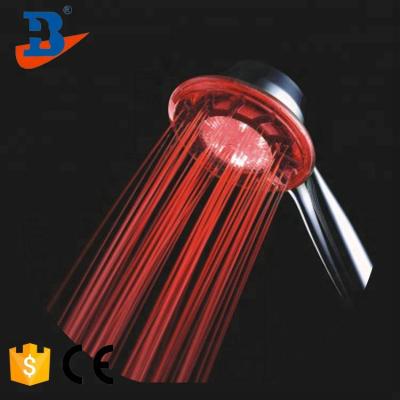 China Temperature Controlled Switch Bathroom Accessory Colorless Changing Led Shower Head for sale