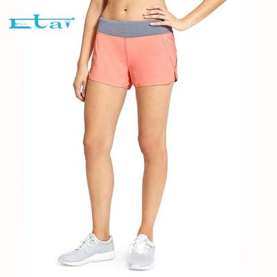 China Wholesale Cheap Sports Plus Size Factory Price Slim Fit Yoga Fitness Womand Shorts for sale