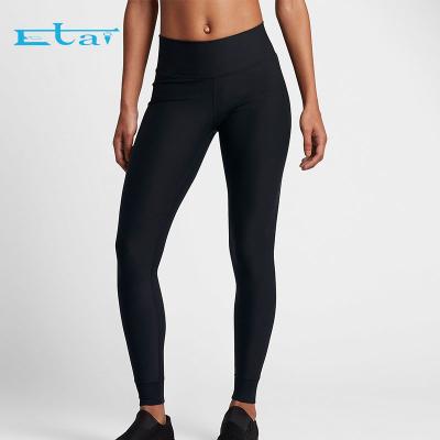 China Wholesale Polyester Spandex Yoga Tight Antibacterial Gaiters Woman Yoga Pants for sale