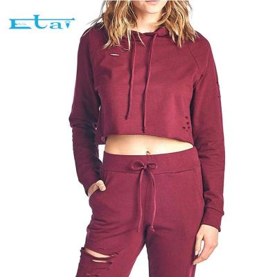 China 2019 Quick Dry Breathable Fitness Clothes Anti-Shrink Yoga Coat Loose Hooded Short Women Long Sleeved Hoodies for sale