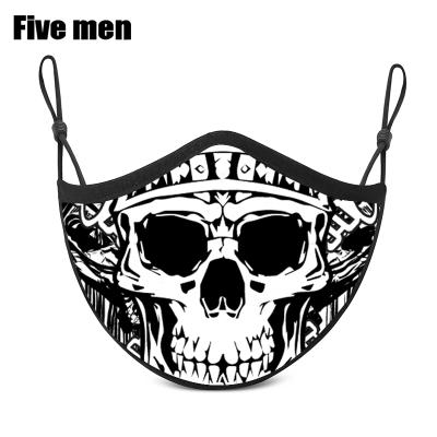 China China Wholesale Cheap Breathable Five Men's Sports Wear Silver Ion Face Protection Cover for sale